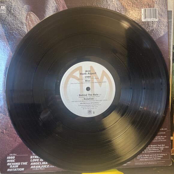 1979 HERB ALPERT and THE TIJUANA BRASS - RISE LP Ultrasonic Clean! Ex! - Picture 6 of 7